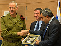 Бени Ганц в последний раз выступил перед депутатами Кнессета