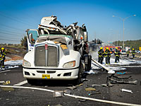 Авария в районе Бен-Шемен: мужчина погиб, шоссе №1 и №6 закрыты