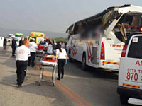 Авария на перекрестке Лехавим: множество пострадавших