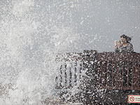 Зимняя буря в Израиле: песок, шторм и снег