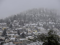 Начался снегопад на Голанских высотах и в Верхней Галилее