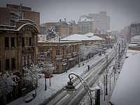 Из-за непогоды прекращено движение транспорта в Иерусалиме и других районах