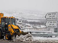 В некоторых населенных пунктах на Голанских высотах из-за гололеда отменена учеба