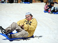 Во время катания на санках на Хермоне пострадал 8-летний ребенок