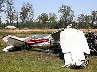 На месте крушения Cessna 206  (архив)