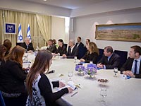 Консультация в резиденции президента Израиля Реувена Ривлина. 22 марта 2015 года