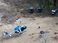 На месте крушения самолета Germanwings. 25 марта 2015 года