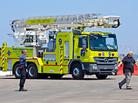 Опубликованы кадры с горящим самолетом, который должен был вылететь в Россию за больными