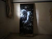 Полиция Газы конфисковала дверь с рисунком Бэнкси