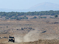 На Голанских высотах разорвался минометный снаряд