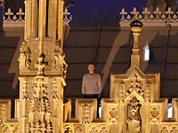 Арестован британец, проведший ночь на крыше здания парламента