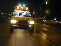 Дебошир угнал такси и попал в аварию