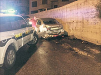 Автомобиль, на котором пытались скрыться преступники