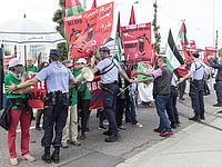 В Цюрихе пропалестинские активисты напали на сторонников Израиля