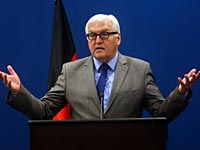 Франк-Вальтер Штайнмайер в Рамалле 31 мая 2015 года