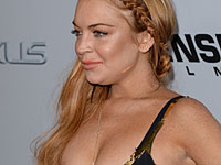 Линдси Лохан побывала в Москве и устала от фанатов