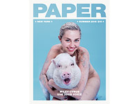 Певица и правозащитница Майли Сайрус снялась обнаженной в обнимку со свиньей