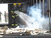 Пожар на химзаводе