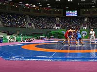 Вольная борьба. Юрий Поляк проиграл в первой схватке