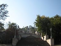В Керчи обрушилась Митридатская лестница