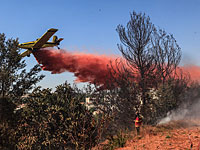 Пожар возле Маале а-Хамиша: площадь пожара удвоилась