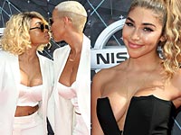 Вручение премий BET Awards: поцелуи на красной дорожке