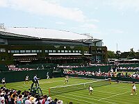 На первом корте Уимблдона произошел пожар