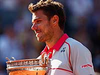 Станислас Вавринка победил Новака Джоковича и впервые стал победителем Открытого чемпионата Франции