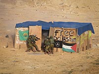 Тренировка бойцов подразделения 