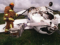 В Южной Каролине столкнулись истребитель F-16 и легкомоторный самолет