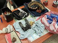 Оружие и боеприпасы, изъятые в Рахате