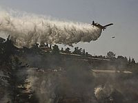 Возгорание кустарника в Хадере и Элон-Море: проводится эвакуация населения