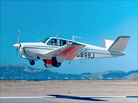 Самолет Beech S35 Bonanza (иллюстрация)
