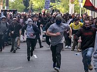 В Австралии подрались противники исламизма и левые активисты