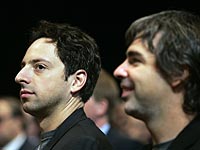 Владельцы корпорации Google Ларри Пейдж и Сергей Брин 