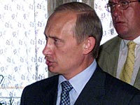 Владимир Путин после гибели подлодки 