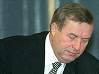 Геннадий Селезнев и Владимир Путин в 2001 году