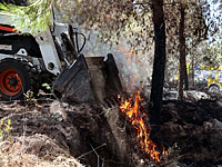 Из-за пожара эвакуированы отдыхающие с побережья Кинерета