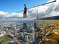 Прогулка на высоте 300 метров: рекорд южного полушария