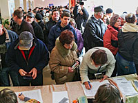 Во время выборов в ДНР. 2 ноября 2014 года   