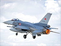 Истребитель F-16 турецких ВВС 