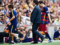 Неймар не реализовал пенальти. Месси получил травму.