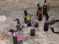 В арабском квартале Иерусалима обнаружены 15 бутылок с зажигательной смесью  