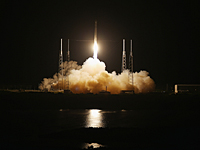 Запуск ракеты-носителя Falcon-9 компании Space-X (архив) 