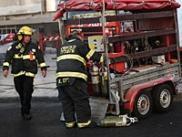 Пожар на стоянке автобусов в Рамат-Гане, пострадавших нет