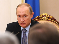 Владимир Путин на совещании Совета безопасности РФ