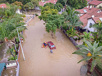 Ноябрьский потоп в Ашкелоне. Фоторепортаж