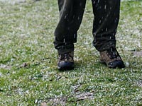 В центральных и южных районах Израиля выпал град