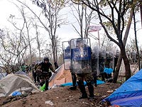 На границе Греции и Македонии. 28 ноября 2015 года На границе Греции и Македонии. 28 ноября 2015 года