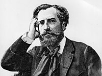 Французский скульптор Фредерик Огюст Бартольди, 1886 год